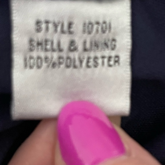 Patra cocktail dress in dark blue w/ shiny blue and silver beading - Picture 6 of 6